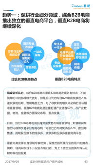 2017中国电子商务B2B市场年度综合分析
